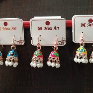 Minakari Combo Pack Earrings for Girls & Women's