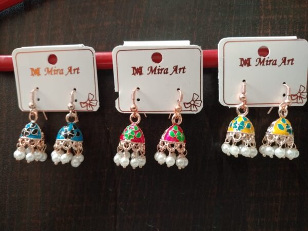 Minakari Combo Pack Earrings for Girls & Women's